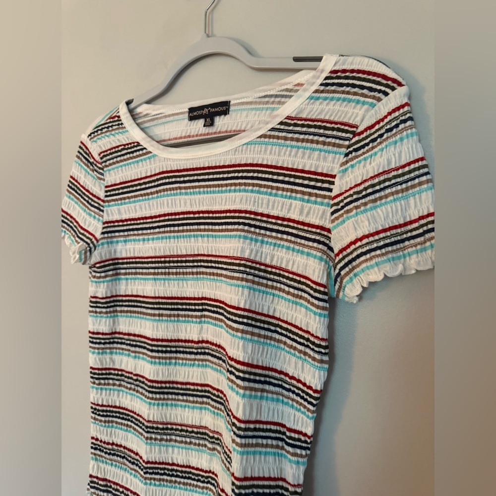 Almost Famous Striped Tee - Picture 3 of 5